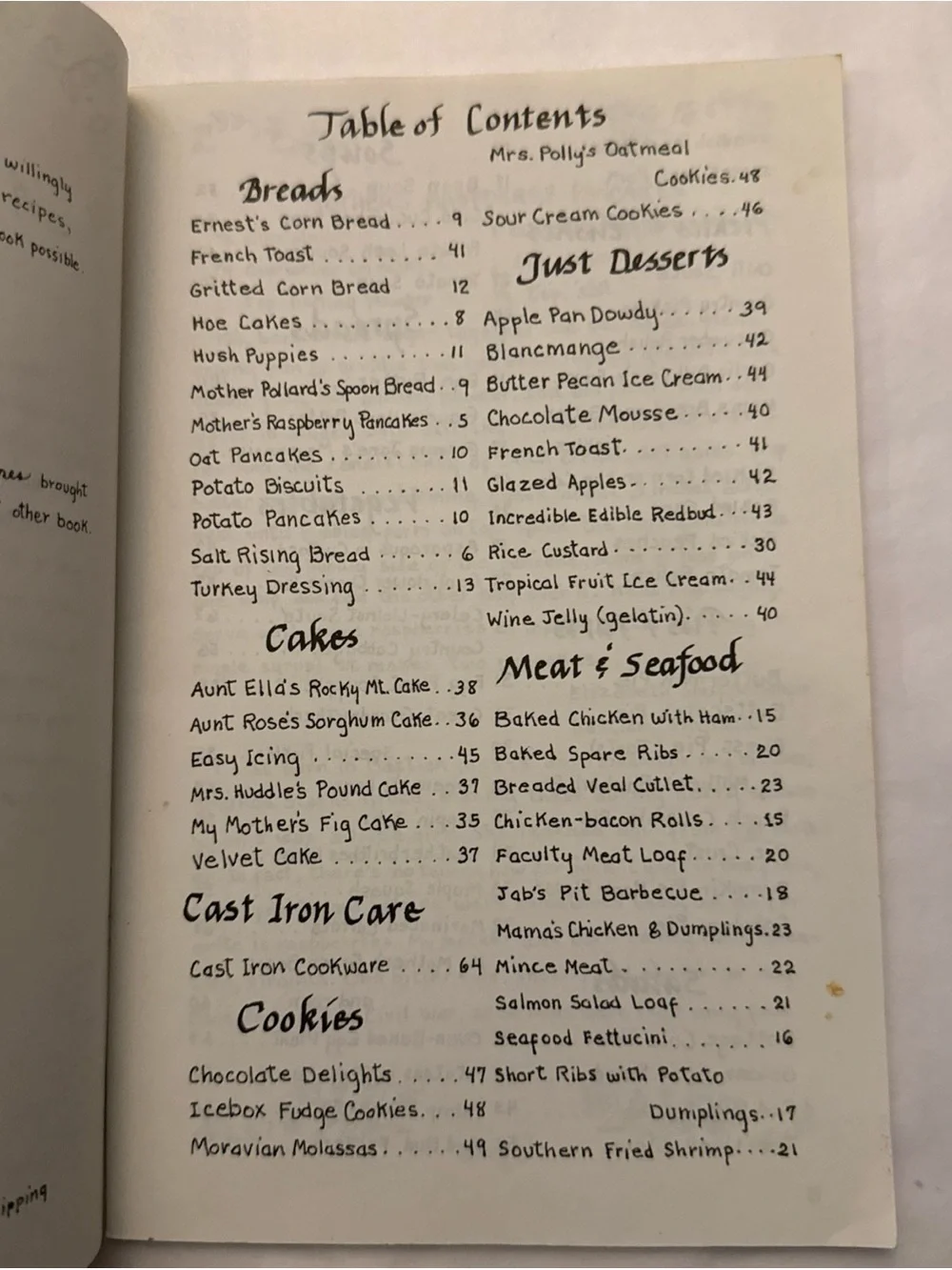 The American Heritage Cookbook - bonus booklet Cream Cover colonial